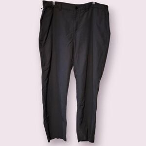 REI Gray Rip Stop Nylon Chino Khakis Mens Size 38x28 w/Zipper Pockets